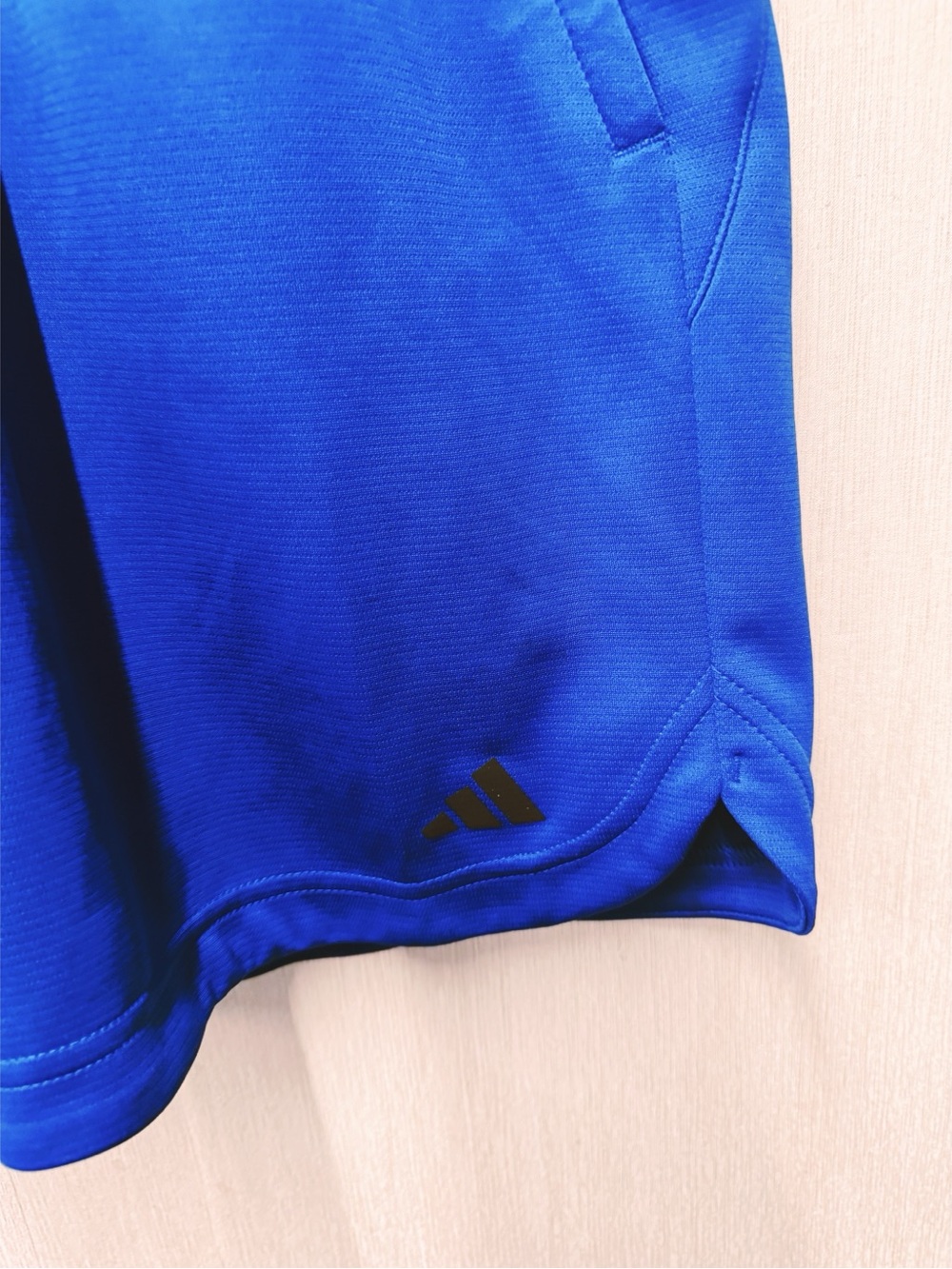 NWT Adidas Men’s Axis Knit 4.0 Royal Blue 7" Training Shorts, Size XS - Picture 3 of 9